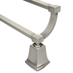Boardwalk Chrome 24" double towel bar