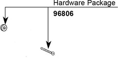 Moen Hardware Kit For A Single Handle Tub / Shower Knob