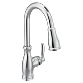 Brantford Smart Kitchen Faucet One-Handle High Arc Pulldown