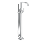 Cambium Chrome one-handle tub filler includes hand shower