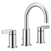 Cia Chrome two-handle high arc bathroom faucet