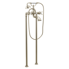 Weymouth Chrome Two-Handle Tub Filler including Handheld Shower