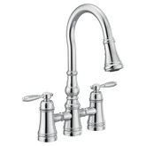 Weymouth Two-Handle High Arc Pulldown Kitchen Faucet