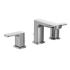 Rizon Chrome two-handle high arc bathroom faucet
