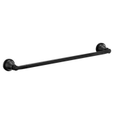 Hilliard Matte black 18" towel bar
