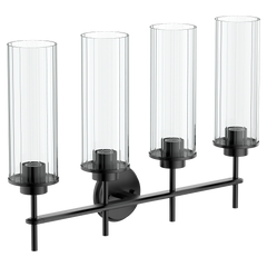 Greenfield Chrome four globe bath light