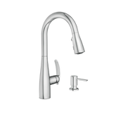 Reyes One-Handle High Arc Pulldown Kitchen Faucet