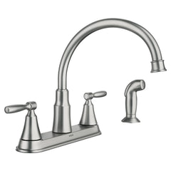 Hutchinson Two-Handle High Arc Kitchen Faucet