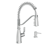 Nolia One-Handle Pre-Rinse Spring Pulldown Kitchen Faucet
