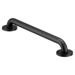 Matte black 18" concealed screw grab bar