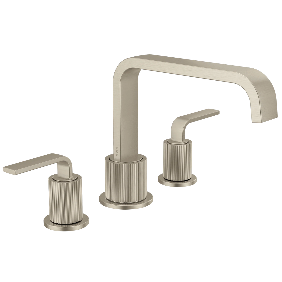 Cambium Chrome two-handle high arc roman tub faucet