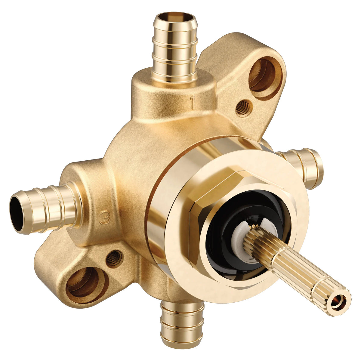 M-CORE Transfer Valve with 1/2" Crimp Ring Pex Connection