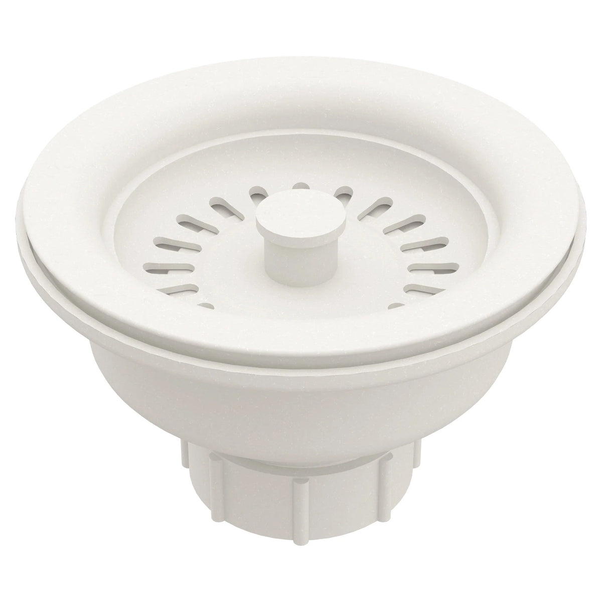White drain for granite sinks