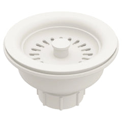 White drain for granite sinks
