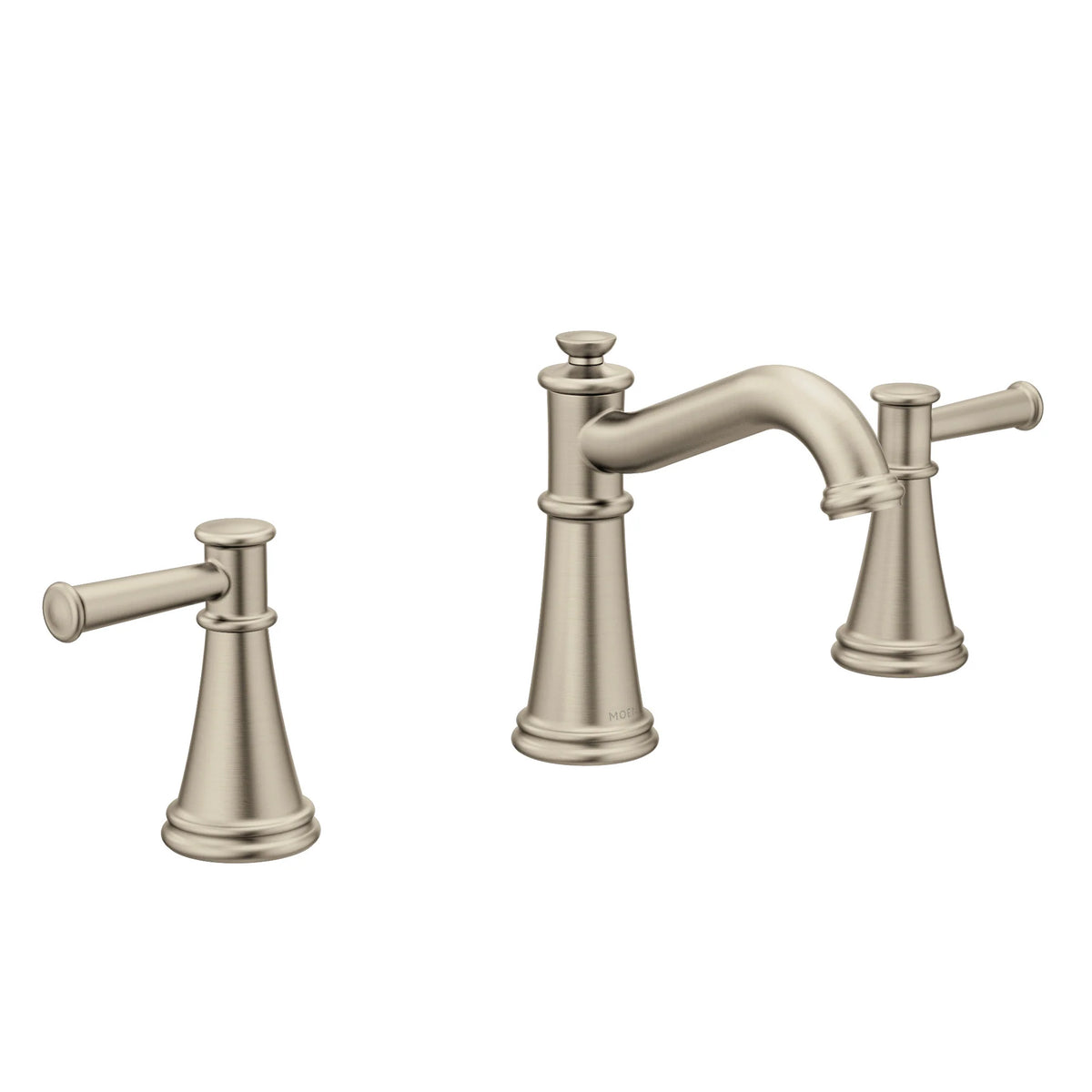 Belfield Chrome two-handle high arc bathroom faucet