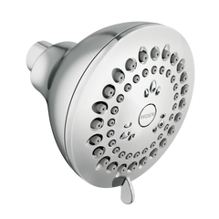 Adler Four-Function 3" Diameter Spray Eco-Performance Showerhead