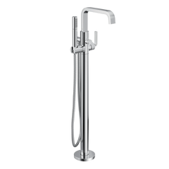 Cambium Chrome one-handle tub filler includes hand shower