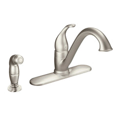 Camerist Chrome One-Handle Low Arc Kitchen Faucet