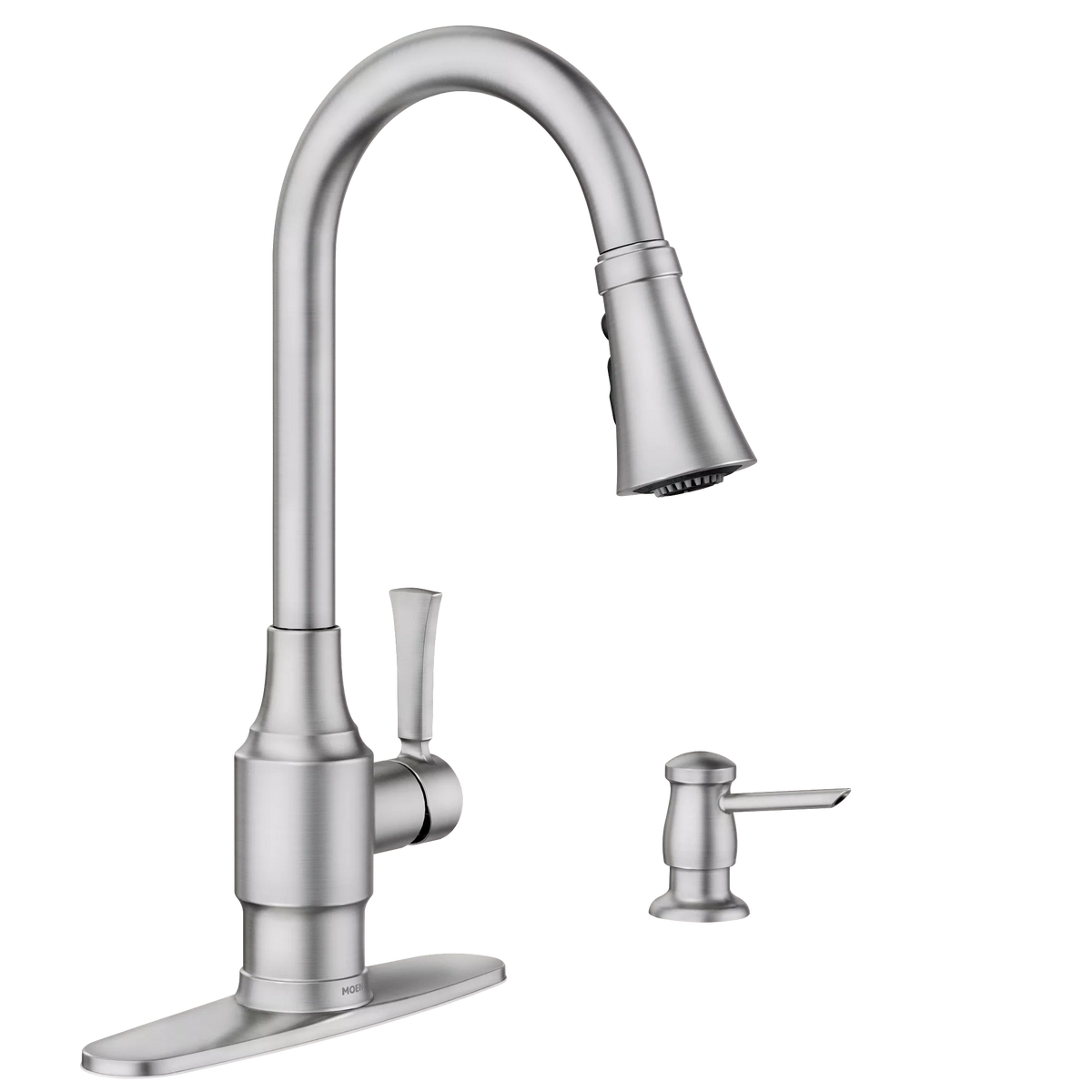 Swinden One-handle High Arc Pulldown Kitchen Faucet