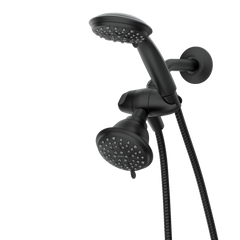 Attune Chrome eight-function 4.75" diameter spray head standard with handshower
