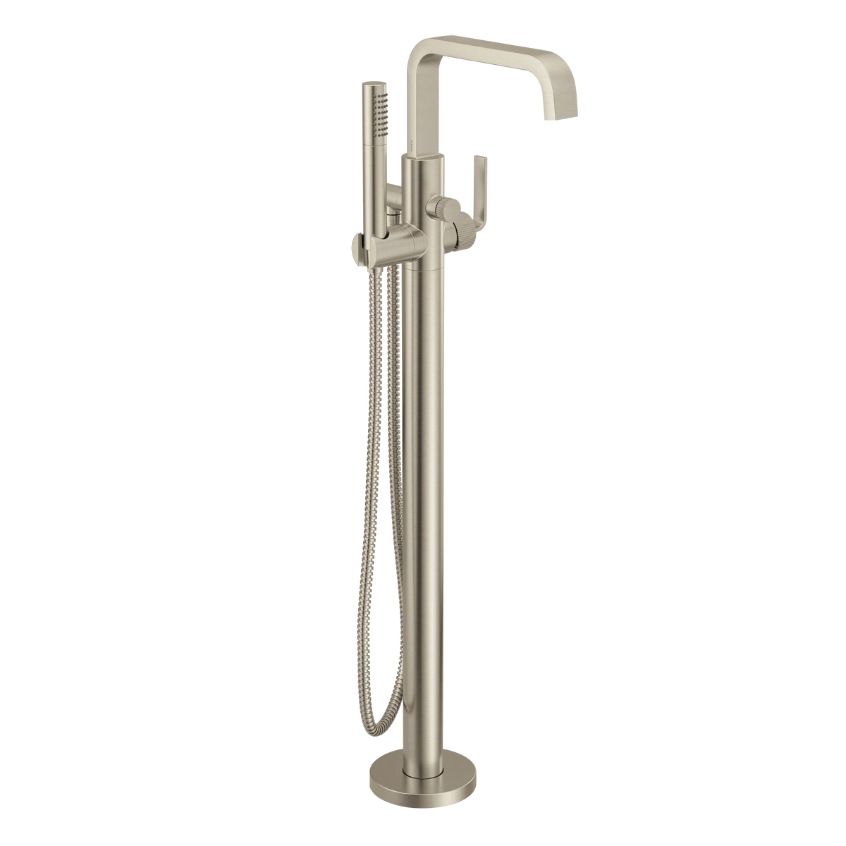 Cambium Chrome one-handle tub filler includes hand shower