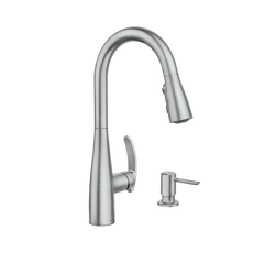 Reyes One-Handle High Arc Pulldown Kitchen Faucet